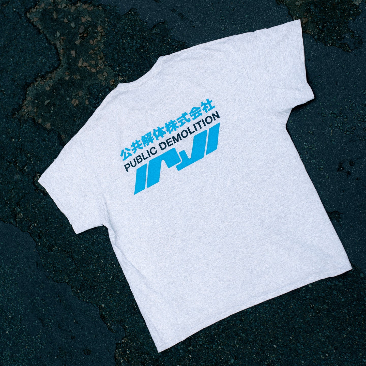 PUBLIC DEMOLITION - T-Shirt (Ice Grey)